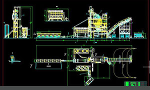 Hot mix asphalt plant