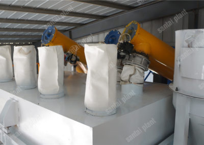 Tile adhesive plant production line